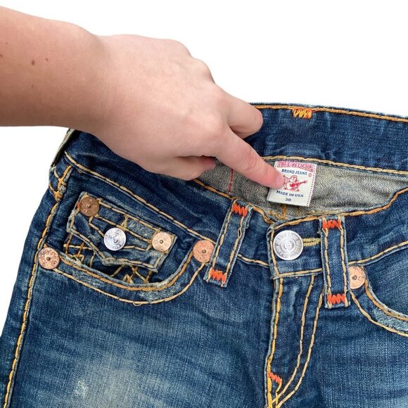 Vintage True Religion Jeans Size 30 BILLY SUPER T Blue - Picture 2 of 7